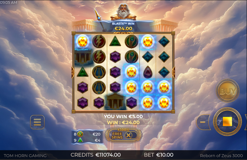 Reborn of Zeus 3000 Base Game